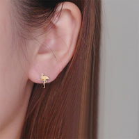 Flamingo Stud Earrings - Bean Concept - Etsy