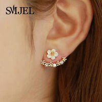 Cherry Blossoms Flower Stud Earrings - Bean Concept - Etsy