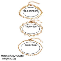 Sequins Anklet Set - Bean Concept - Etsy