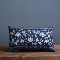 Blue And White Porcelain Printed Cushion Cover - Bean Concept - Etsy