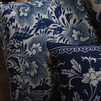Blue And White Porcelain Printed Cushion Cover - Bean Concept - Etsy