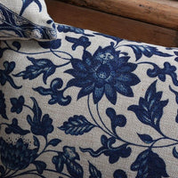Blue And White Porcelain Printed Cushion Cover - Bean Concept - Etsy