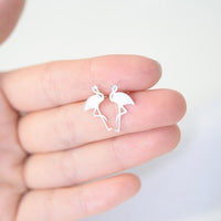 Flamingo Stud Earrings - Bean Concept - Etsy