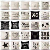 Letter Love Home Cushion Cover - Bean Concept - Etsy