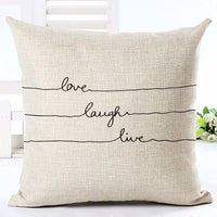 Letter Love Home Cushion Cover - Bean Concept - Etsy
