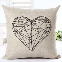 Letter Love Home Cushion Cover - Bean Concept - Etsy