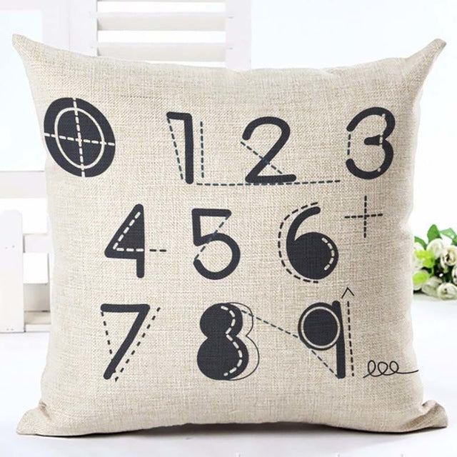 Letter Love Home Cushion Cover - Bean Concept - Etsy