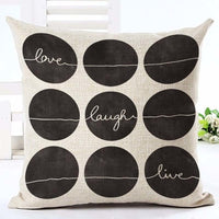Letter Love Home Cushion Cover - Bean Concept - Etsy