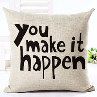 Letter Love Home Cushion Cover - Bean Concept - Etsy