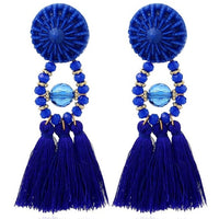Boho Tassel Earrings - Bean Concept - Etsy