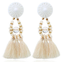 Boho Tassel Earrings - Bean Concept - Etsy