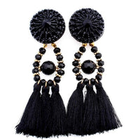 Boho Tassel Earrings - Bean Concept - Etsy