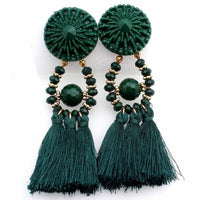 Boho Tassel Earrings - Bean Concept - Etsy