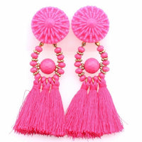 Boho Tassel Earrings - Bean Concept - Etsy