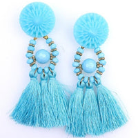 Boho Tassel Earrings - Bean Concept - Etsy