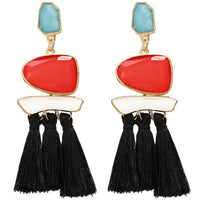 Boho Tassel Earrings - Bean Concept - Etsy