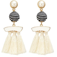 Boho Tassel Earrings - Bean Concept - Etsy