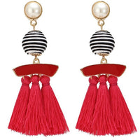 Boho Tassel Earrings - Bean Concept - Etsy