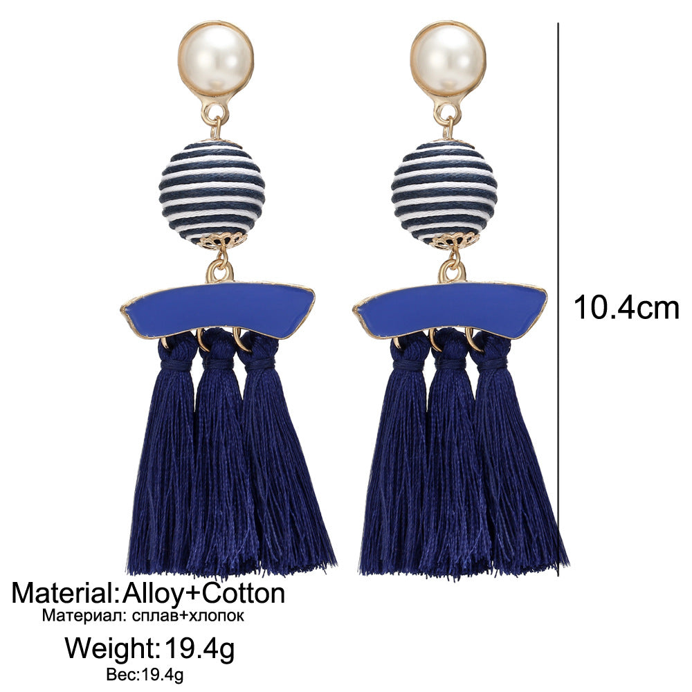 Boho Tassel Earrings - Bean Concept - Etsy