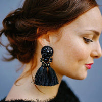 Boho Tassel Earrings - Bean Concept - Etsy