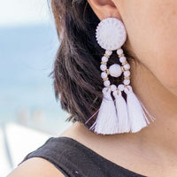 Boho Tassel Earrings - Bean Concept - Etsy