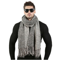 Men Winter Wool Knitted Scarf - Bean Concept - Etsy
