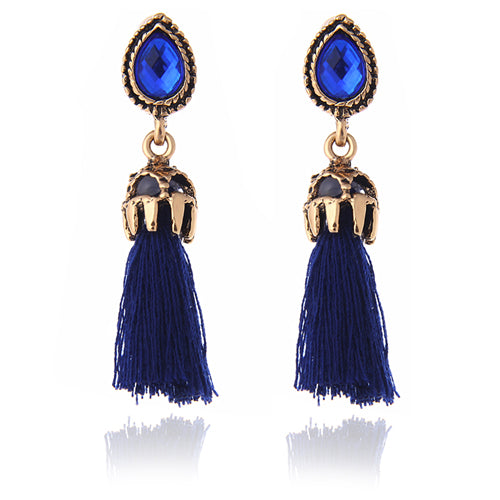 Long Tassel Earrings - Bean Concept - Etsy
