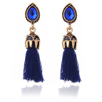 Long Tassel Earrings - Bean Concept - Etsy