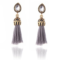 Long Tassel Earrings - Bean Concept - Etsy