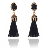 Long Tassel Earrings - Bean Concept - Etsy
