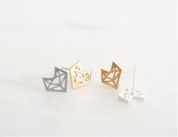 Fox Stud Earrings - Bean Concept - Etsy