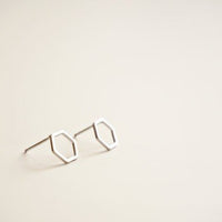 Hive Hexagon Stud Earrings - Bean Concept - Etsy