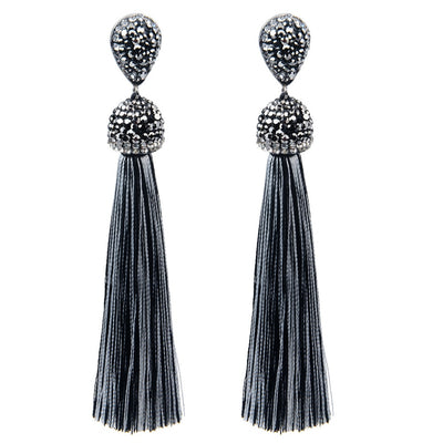Long Tassel Earrings - Bean Concept - Etsy