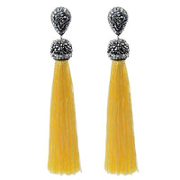 Long Tassel Earrings - Bean Concept - Etsy