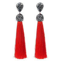Long Tassel Earrings - Bean Concept - Etsy