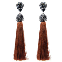 Long Tassel Earrings - Bean Concept - Etsy