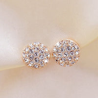 Crystal Stud Earrings - Bean Concept - Etsy