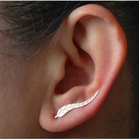Leaf Stud Earrings - Bean Concept - Etsy