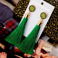 Bohemian Tassel Earrings - Bean Concept - Etsy