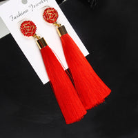 Bohemian Tassel Earrings - Bean Concept - Etsy