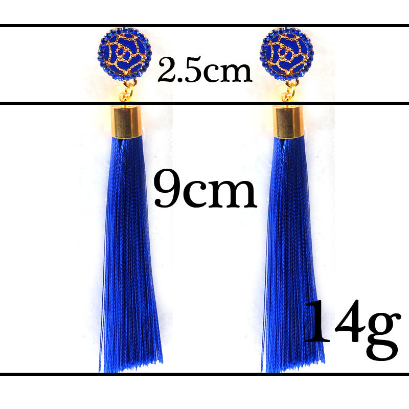 Bohemian Tassel Earrings - Bean Concept - Etsy