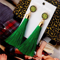 Bohemian Tassel Earrings - Bean Concept - Etsy