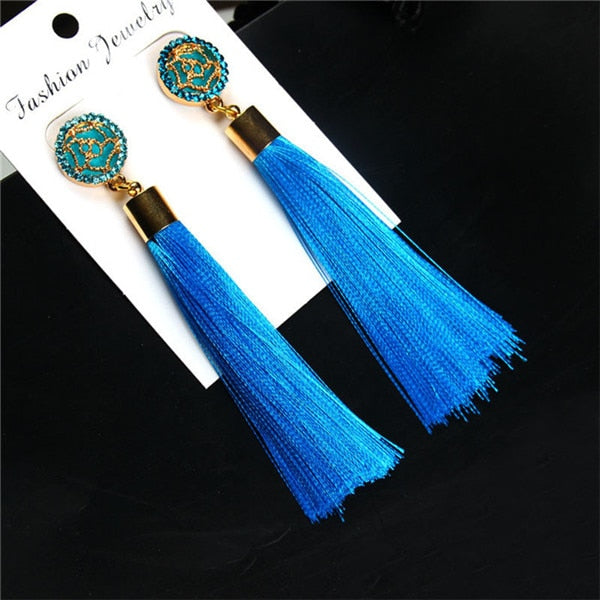 Bohemian Tassel Earrings - Bean Concept - Etsy