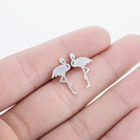 Flamingo Stud Earrings - Bean Concept - Etsy