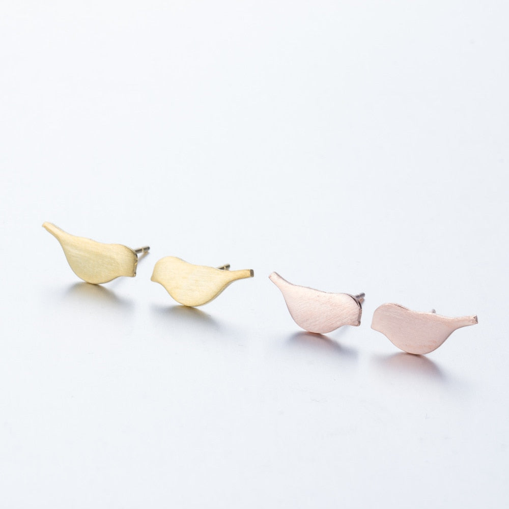 Bird Stud Earrings - Bean Concept - Etsy