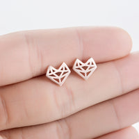Fox Stud Earrings - Bean Concept - Etsy