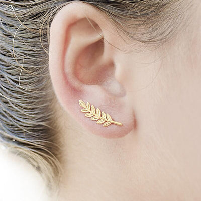 Tree Simple Leave Earrings - Bean Concept - Etsy
