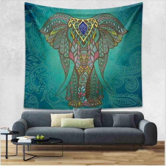 Indian Elephant Tapestry - Bean Concept - Etsy