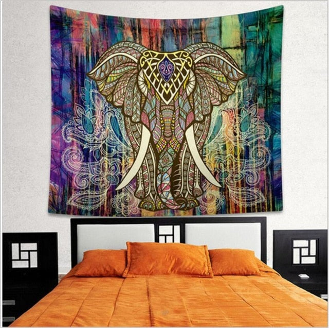 Indian Elephant Tapestry - Bean Concept - Etsy