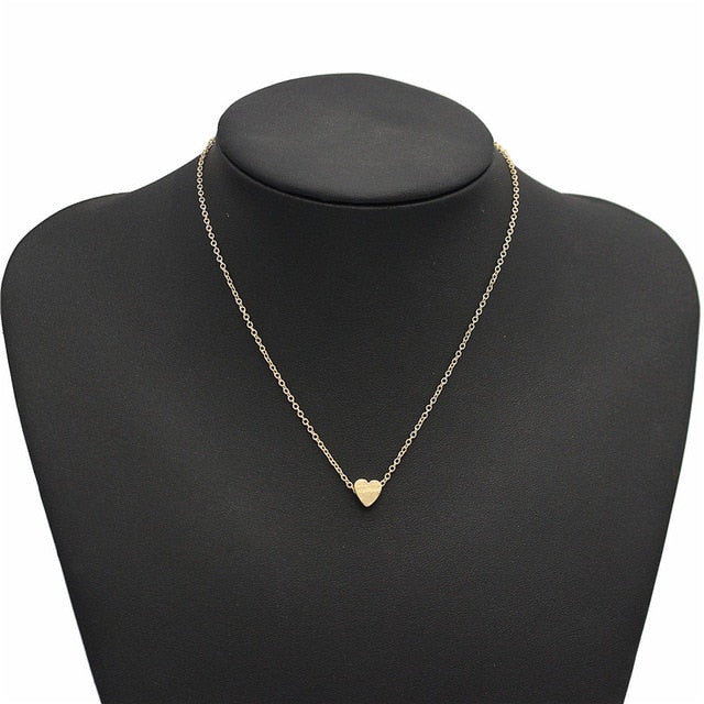Heart Love Simple Necklace - Bean Concept - Etsy